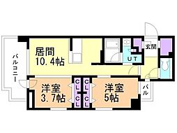 クリオラベルヴィ豊平 2階