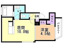 札幌市営東豊線 美園駅 徒歩1分 2階/-