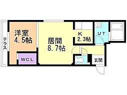 ラフィナート南平岸 1階