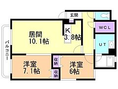 物件の間取り
