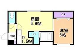 間取図画像 1LDK