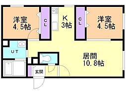 札幌市営東豊線 豊平公園駅 徒歩8分 2階/-
