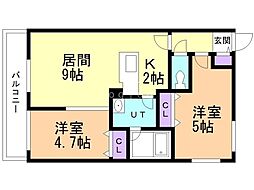 ＹＴＹ／Ｈｉｒａｇｉｓｈｉ 4階/405