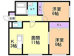 メゾンMT美しが丘II 2階