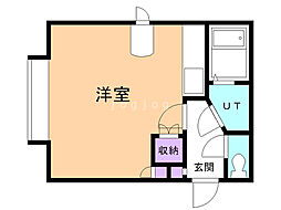 メゾン・デュ・シーニュ.1 ワンルームの間取図画像