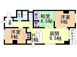 ロジュマン115 3LDKの間取図画像