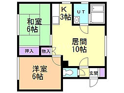 SINCE1994 2LDKの間取図画像
