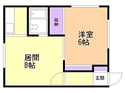 イフト南沢 1階/1B