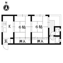 京都府京都市右京区太秦開日町（賃貸マンション2K・2階・29.00㎡） その2