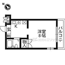 京都府京都市西京区嵐山中尾下町（賃貸マンション1K・4階・23.00㎡） その2