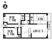 ベルセーヌ亀岡 203 ｜ 京都府亀岡市千代川町千原2丁目（賃貸マンション3LDK・2階・65.16㎡） その2