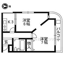 プラザ西四条 503 ｜ 京都府京都市右京区梅津南上田町（賃貸マンション2K・5階・36.85㎡） その2