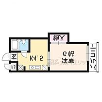 京都府京都市右京区谷口園町（賃貸マンション1K・3階・22.30㎡） その2