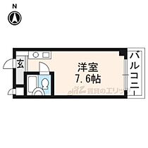 京都府京都市北区衣笠赤阪町（賃貸マンション1R・2階・18.63㎡） その2