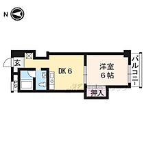 京都府京都市右京区太秦森ヶ前町（賃貸マンション1DK・2階・25.00㎡） その1