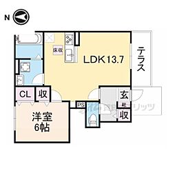 間取図画像 1LDK