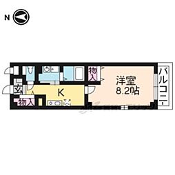 グラン・シエル 1Kの間取図画像