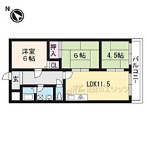 京都府京都市西京区大枝沓掛町（賃貸マンション3LDK・1階・66.00㎡） その2