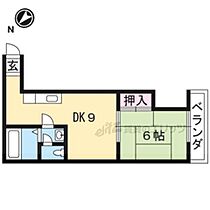 サンハイツ甚 4-A ｜ 滋賀県近江八幡市中村町（賃貸アパート1DK・4階・33.00㎡） その2