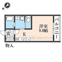 滋賀県守山市下之郷1丁目字向八代（賃貸アパート1R・2階・25.67㎡） その2