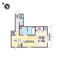 滋賀県大津市本堅田4丁目（賃貸アパート1LDK・1階・41.84㎡） その2