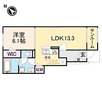 滋賀県高島市新旭町旭字庵ノ東（賃貸アパート1LDK・1階・50.05㎡） その2