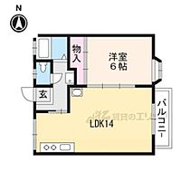 滋賀県大津市唐崎1丁目（賃貸アパート1LDK・1階・38.88㎡） その2