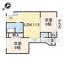 ボン・ジュルネ 103 ｜ 滋賀県彦根市南川瀬町（賃貸アパート2LDK・1階・51.79㎡） その2