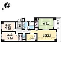 滋賀県守山市勝部4丁目（賃貸マンション3LDK・4階・68.60㎡） その2