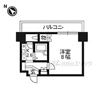 ディアコート青地II 514 ｜ 滋賀県草津市青地町（賃貸マンション1K・5階・24.00㎡） その2