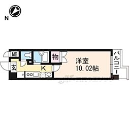 アートプラザ124 1Kの間取図画像