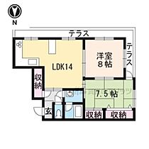 滋賀県大津市観音寺（賃貸マンション2LDK・1階・56.90㎡） その2