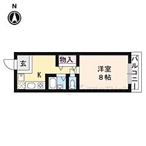 滋賀県草津市追分2丁目（賃貸マンション1K・3階・25.20㎡） その1