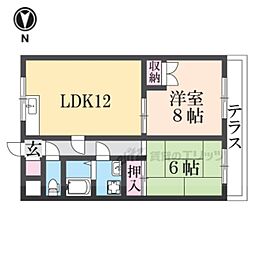 Ｎａｓｕ9 1階2LDKの間取り