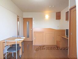 JR湖西線 おごと温泉駅 徒歩3分の賃貸アパート 1階1Kのリビング/ダイニング