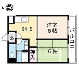 バローゼ7 2Kの間取図画像