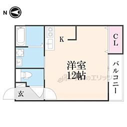 ルミナーレ ワンルームの間取図画像
