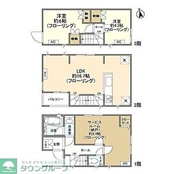Ｋｏｌｅｔ調布多摩川02 2SLDKの間取り