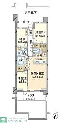 間取図画像 2SLDK