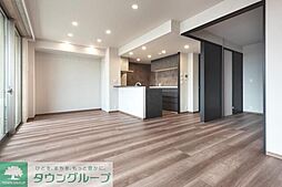 東急東横線 武蔵小杉駅 徒歩10分の賃貸マンション 5階3LDKのリビング/ダイニング