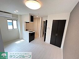 京王線 西調布駅 徒歩13分の賃貸アパート 2階1LDKのリビング/ダイニング