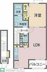 コート・ダジュールA 1LDKの間取図画像