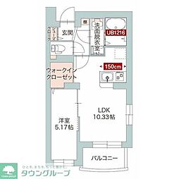 CasaRegina 1LDKの間取図画像