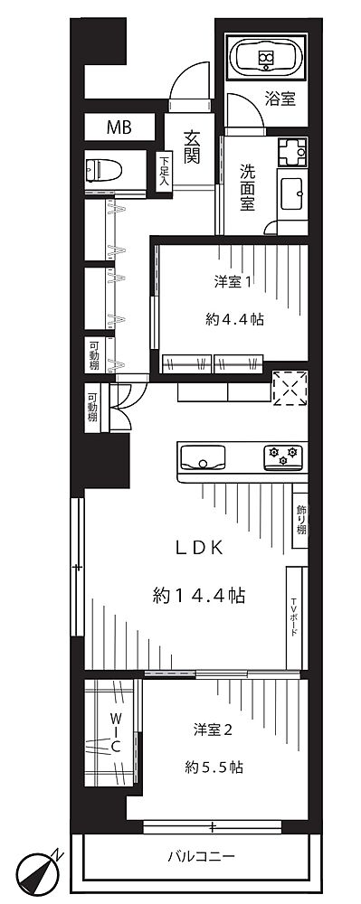 ☆★間取り図☆★令和8年2月新規内装リノベーション済