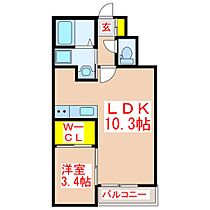 ＣＬＡＳＳ城西  ｜ 鹿児島県鹿児島市城西2丁目19-5（賃貸マンション1LDK・1階・33.54㎡） その2