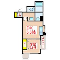 Ｚｅｒｏ上之園  ｜ 鹿児島県鹿児島市上之園町27-11（賃貸マンション1DK・2階・26.40㎡） その2