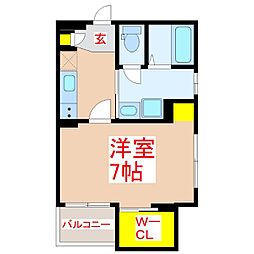 LePhare 1Kの間取図画像