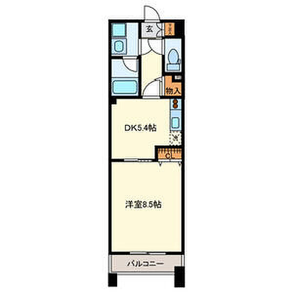 センチュリー富士見 ｜愛知県名古屋市中区富士見町(賃貸マンション1DK・5階・35.34㎡)の写真 その2