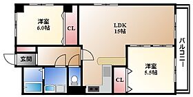 M s Global Port II  ｜ 愛知県名古屋市東区泉2丁目（賃貸マンション2LDK・2階・63.00㎡） その2