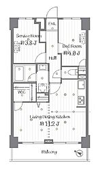 間取図画像 1SLDK